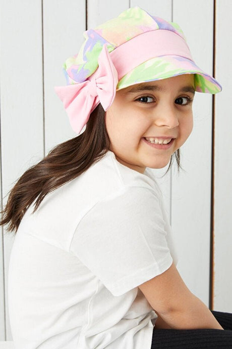 Girl's Batik Visor Hat - 4 - Season Soft Cotton Beanie - TryAladdin