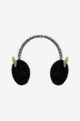 Girls' Leopard Print Faux Fur Earmuffs - Stylish & Warm - TryAladdin
