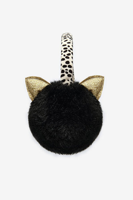 Girls' Leopard Print Faux Fur Earmuffs - Stylish & Warm - TryAladdin