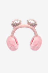 Girls' Pink Shell Earmuffs - Cozy & Stylish Accessory - TryAladdin