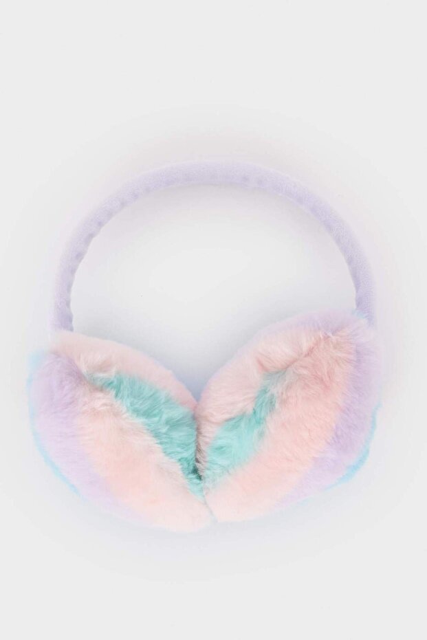 Girl's Plush Earmuffs - Warm & colorful - TryAladdin