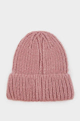 Girl's Soft & Warm Knitted Beanie with Woven Label - TryAladdin