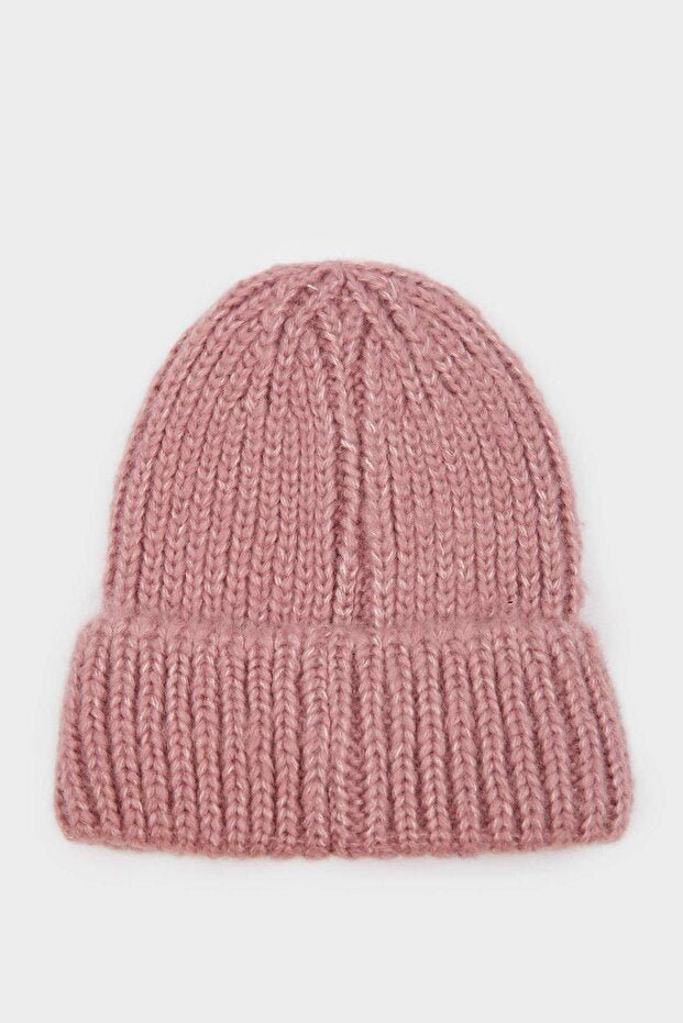 Girl's Soft & Warm Knitted Beanie with Woven Label - TryAladdin