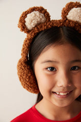 Girls' Teddy Bear Earmuffs - Plush & Warm - TryAladdin