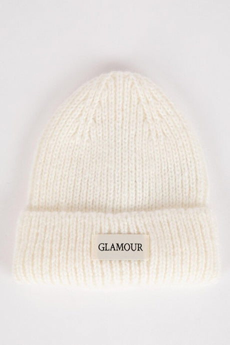 Girl's Woven Label Beanie - Warm & Stylish - TryAladdin