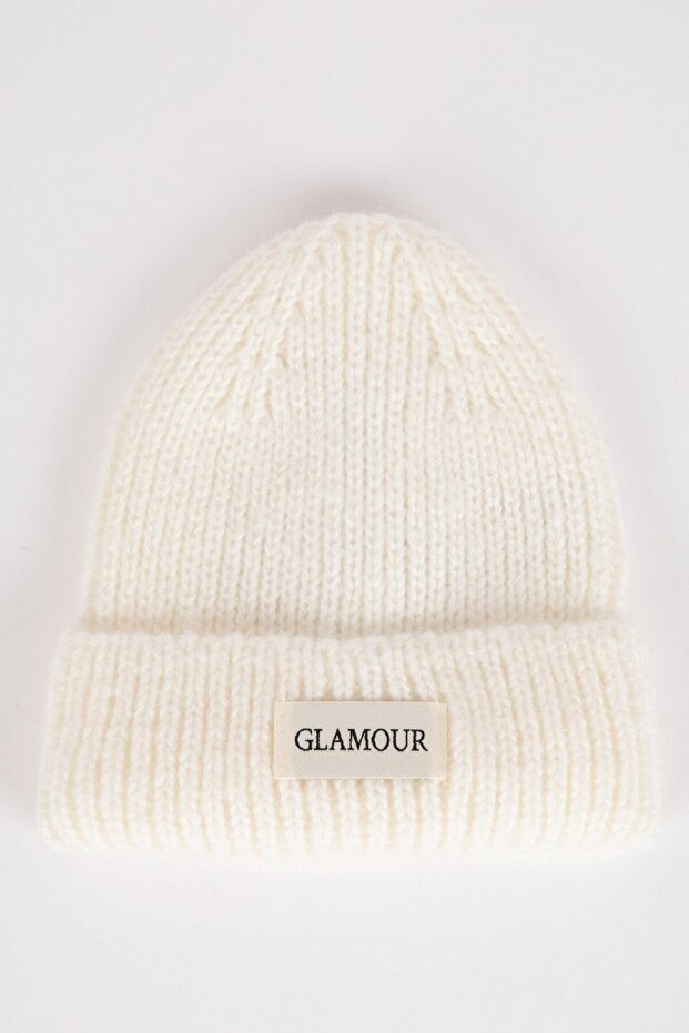 Girl's Woven Label Beanie - Warm & Stylish - TryAladdin