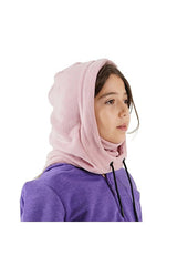Girl's XS Fleece Balaclava Hoodie - Warm Multi - functional - TryAladdin