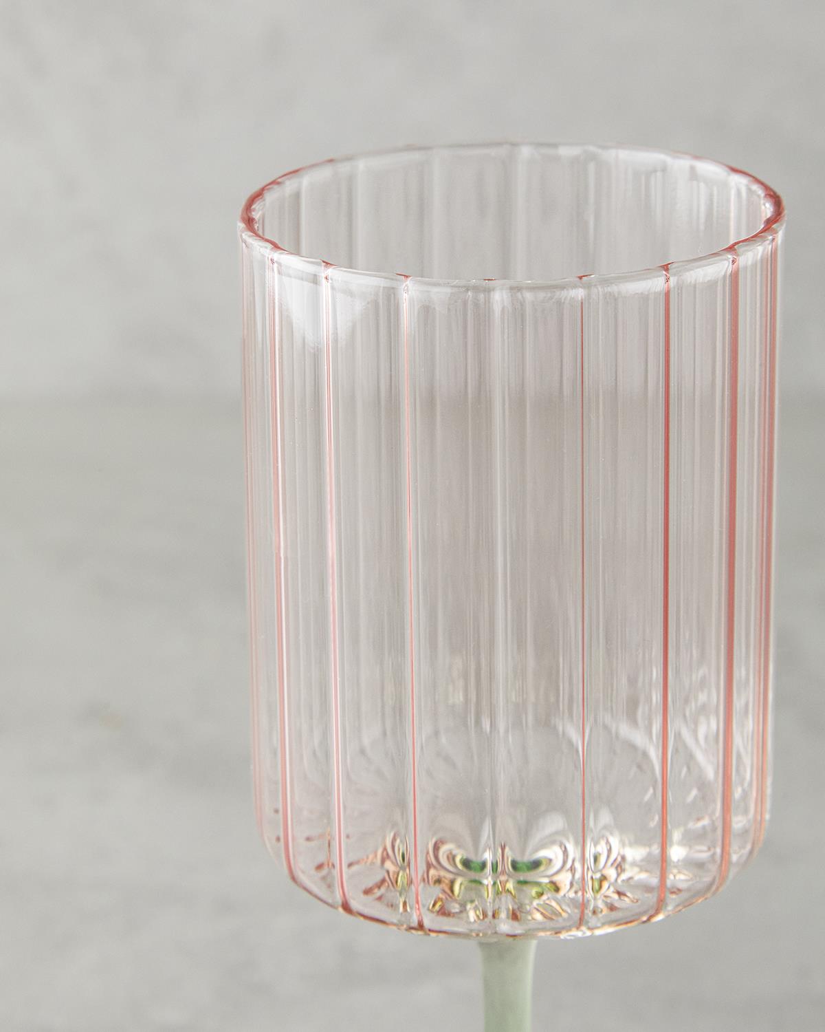 Professional Grade Glassware Set   Elegant Colored Goblets   250ml