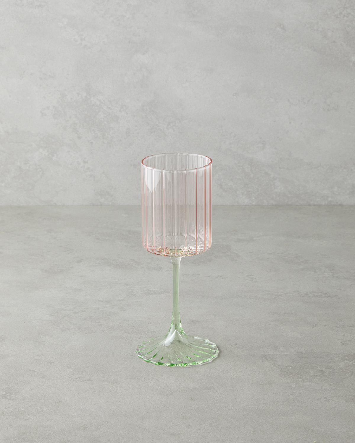 Professional Grade Glassware Set   Elegant Colored Goblets   250ml