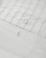 Ensemble de literie Twin taille professionnelle en fil teint Glossline or