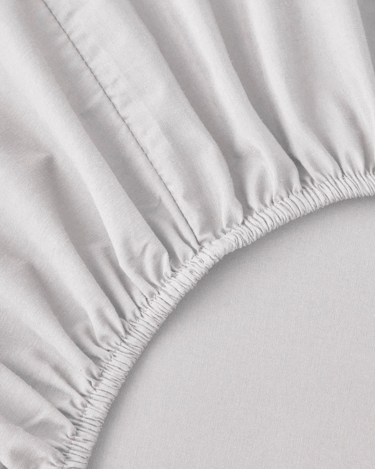 Professional Grade Easy Care Percale Single Duvet Cover Set   White