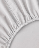 Professional Grade Easy Care Percale Single Duvet Cover Set   White