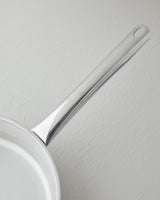 Professional Grade Stainless Steel Fry Pan 26cm Silver