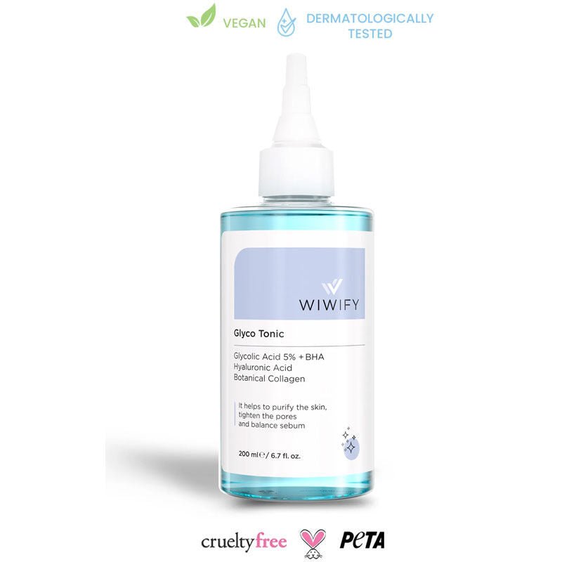 Glycolic Acid AHA BHA Tonic - Pore Refining, Hydrating & Anti - Aging - TryAladdin