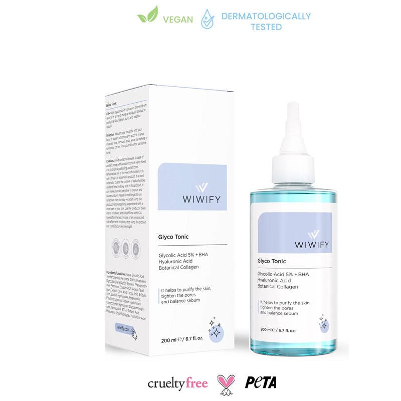 Glycolic Acid AHA BHA Tonic - Pore Refining, Hydrating & Anti - Aging - TryAladdin