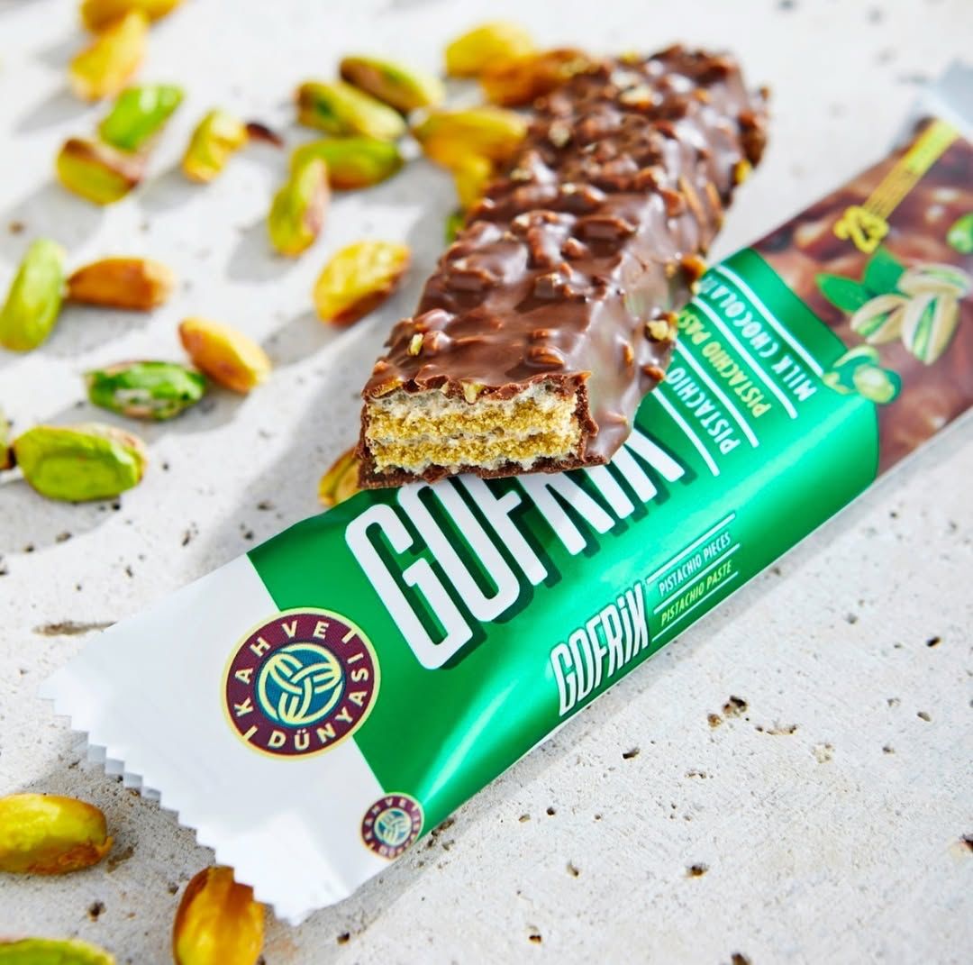 ゴフリックミルクチョコレートバー アンテップピスタチオ入り - トライ