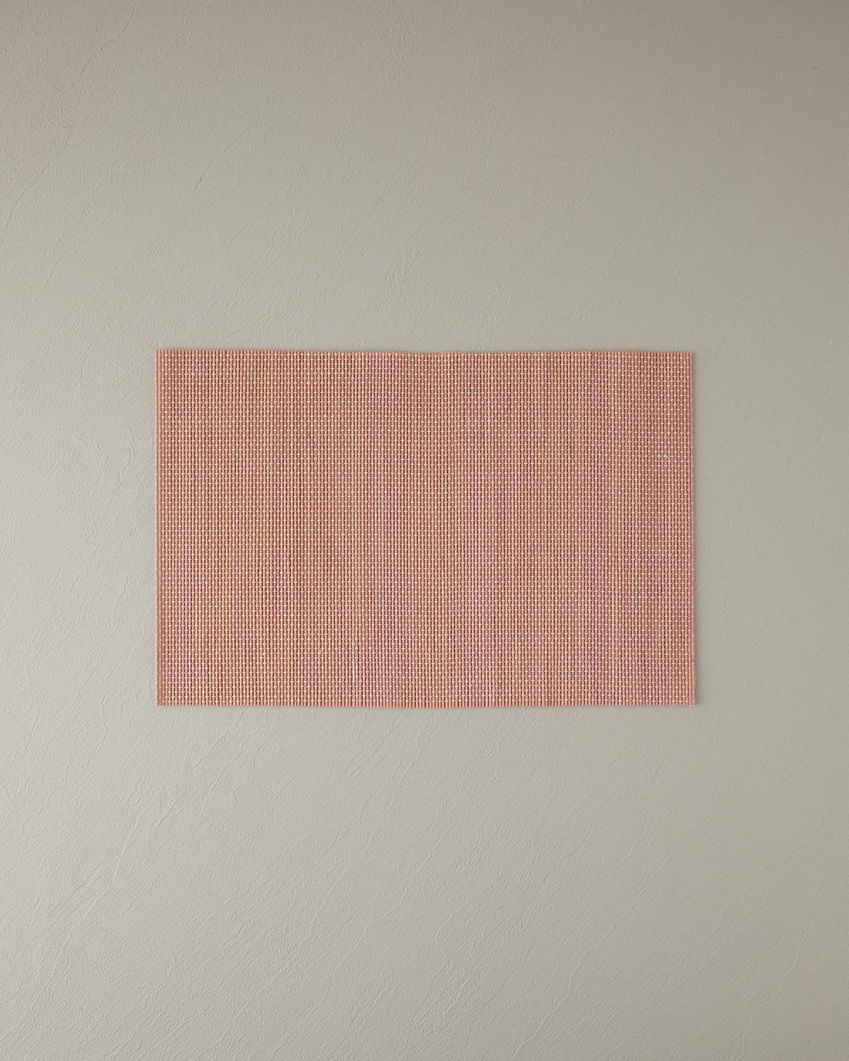 Professional Grade Bamboo Placemat Set   Two Piece   Powder Pink
