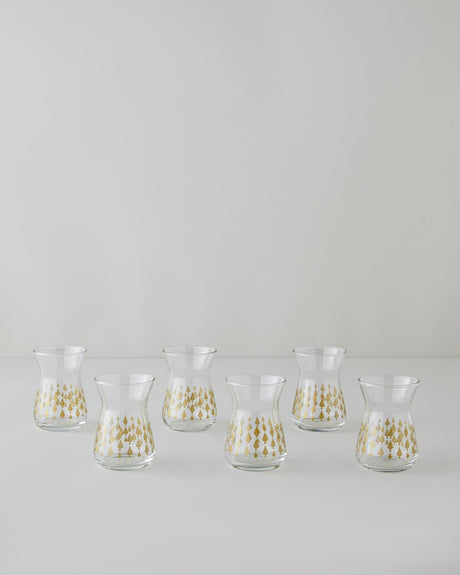Premium-Turkish-Tea-Glass-Set-with-Gold-Leaf-Design-6-Piece