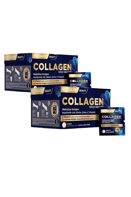 Gold Quality Hydrolyzed Collagen Powder Sachets - 2 x 30 (11g) Boxes - TryAladdin