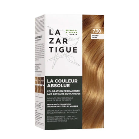 Golden Blonde Permanent Hair Color Dye 7.30 - TryAladdin