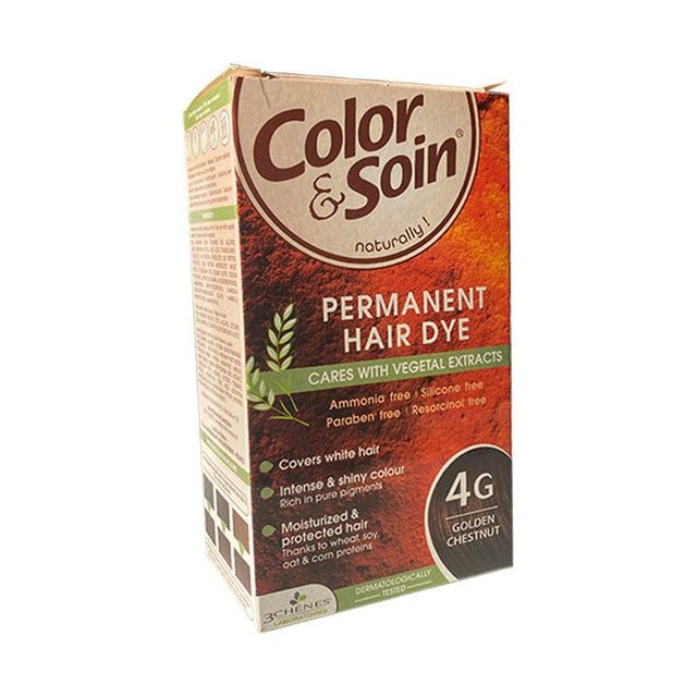 Golden Chestnut Permanent Hair Dye 4G - TryAladdin