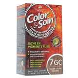 Golden Copper Blonde Permanent Hair Color Dye - 7GC Shade - TryAladdin