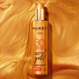 Golden Shimmer Bronzing Sun Protective Oil SPF30 for Face & Body - TryAladdin