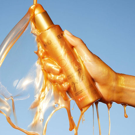 Golden Shimmer Sun Protection Oil - SPF50 Broad Spectrum Anti - Aging - TryAladdin
