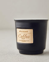 Premium New Bone China Espresso Cup Black Gold
