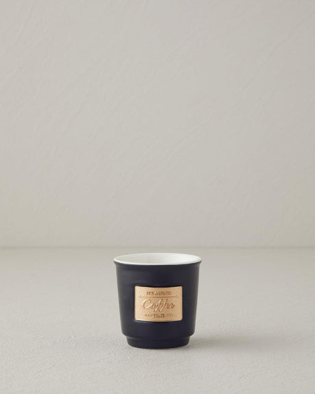 Premium New Bone China Espresso Cup Black Gold