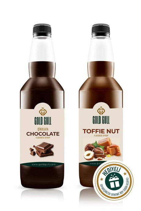 Gourmet Chocolate Toffee Nut Coffee & Dessert Syrup - 2 x 700ml - TryAladdin
