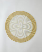 Professional Grade Polypropylene Round Placemat Set Gold 38cm