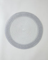 Professional Grade Silver Polypropylene Placemat Set of 2