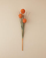 Professional Grade Faux Coffee Brown Single Stem Grass Bush