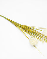 Professional Artificial Cream Grass Bush Single Stem