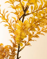 Premium Yellow Artificial Grass Spray Single Stem Decoration
