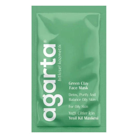 Green Clay Mask - Deep Cleansing & Brightening with Tea Tree & Lavender - TryAladdin