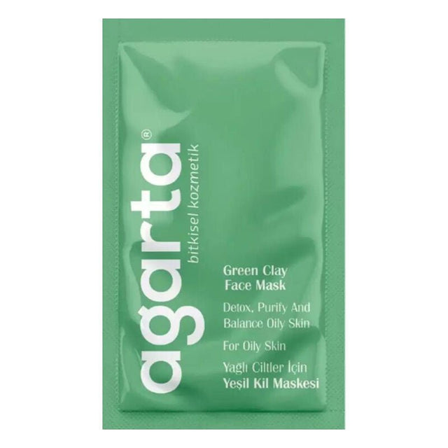 Green Clay Mask - Deep Cleansing & Brightening with Tea Tree & Lavender - TryAladdin