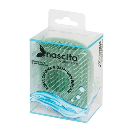 Green Scalp Massager Shampoo Brush for Hair Care - TryAladdin