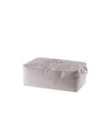 Grey Floral Print Storage Organizer Bag - Home Closet & Bedroom Storage - TryAladdin