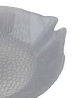 Grey Glass Serving Plate - Modern Elongated Design - TryAladdin