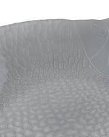 Grey Glass Serving Plate - Modern Elongated Design - TryAladdin