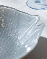 Grey Glass Serving Plate - Modern Elongated Design - TryAladdin
