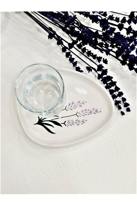 Gulhanile Premium Turkish Lavender Tea Set - 6 Person, 12 Piece Set - TryAladdin