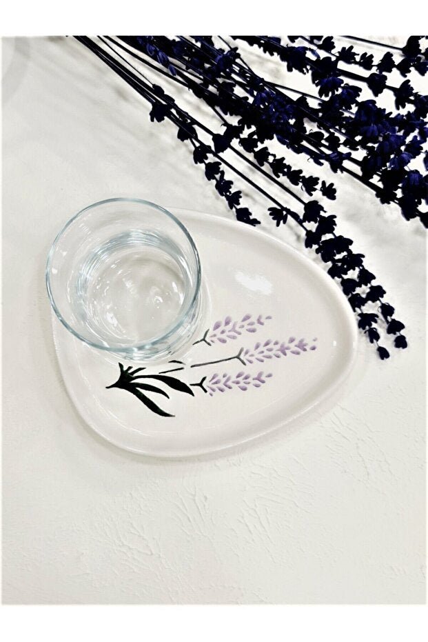 Gulhanile Premium Turkish Lavender Tea Set - 6 Person, 12 Piece Set - TryAladdin