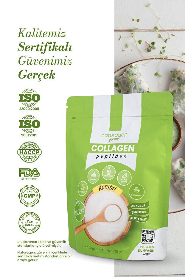 Gurme Collagen Peptides Powder - 150g, 100% Pure - TryAladdin