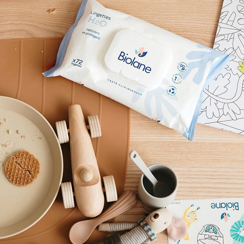 H2O Biodegradable Wipes - Gentle Cleansing for Sensitive Baby Skin - TryAladdin