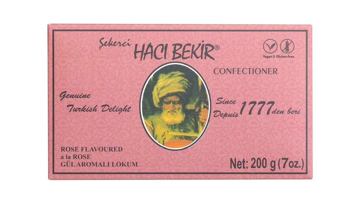 Haci Bekir | Exclusive Turkish Delight Rose Flavored - Unique Consistency Lokums