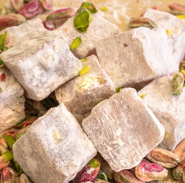 Haci Bekir Exclusive Turkish Delight with Pistachio - Unique Consistency Lokums