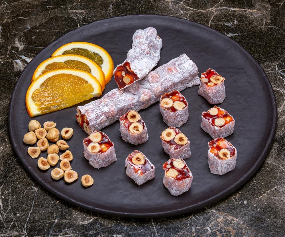 Hafiz Mustafa 1864 | Turkish Delight Orange with Hazelnut Wick (1 kg)